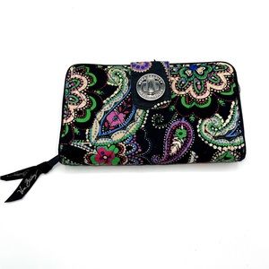 Vera Bradley Kiev Paisley Turn-lock Wallet